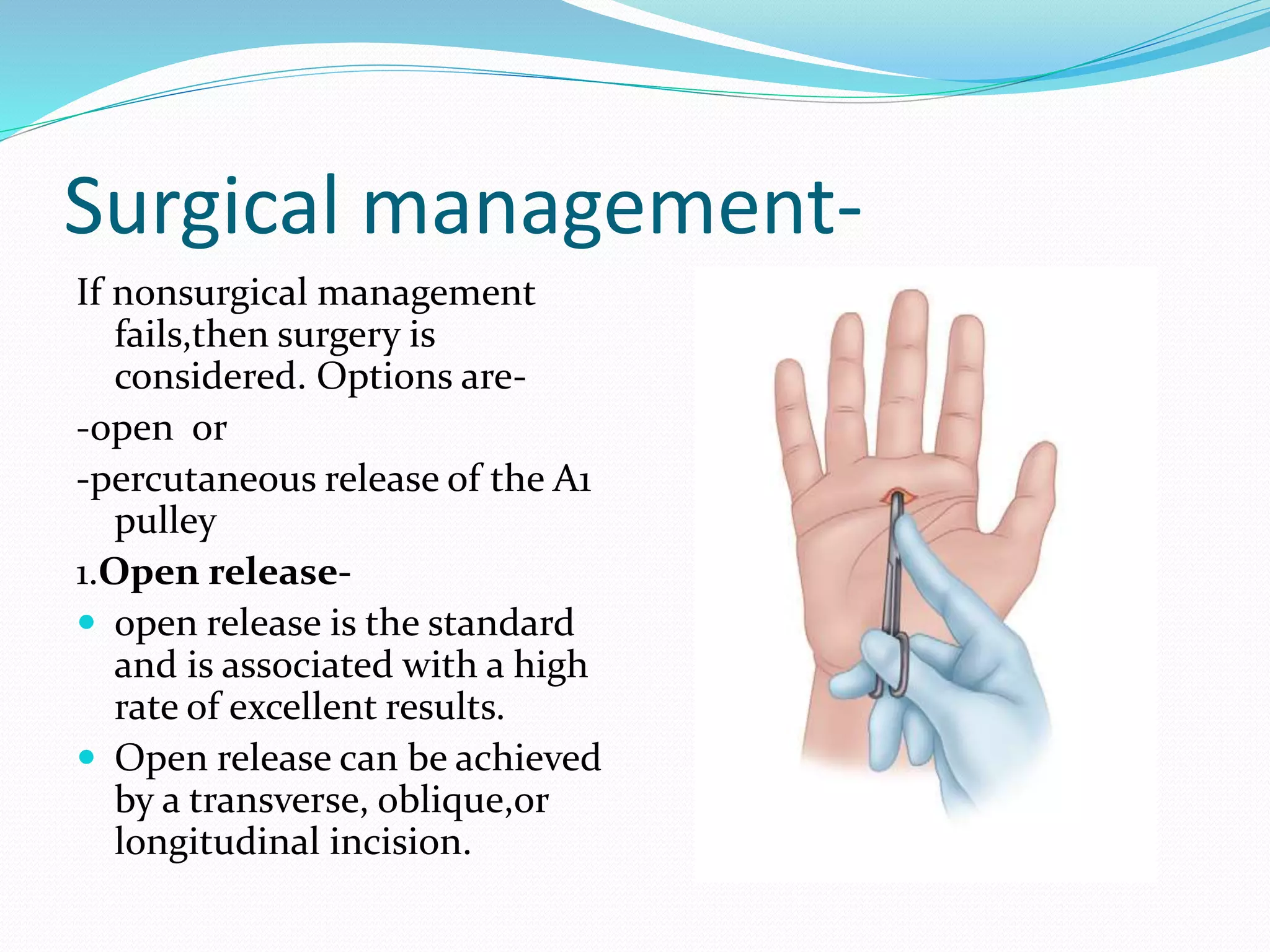Percutaneous Incision Tendinopathies of wrist and hand | PPTX
