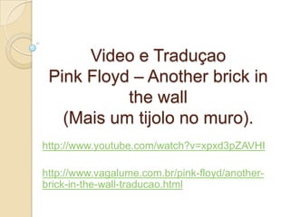 Wish You Were Here (tradução) - Pink Floyd - VAGALUME