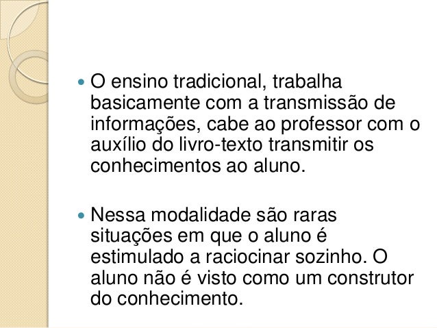 Modalidade de texto Modalidade de texto