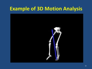 Example of 3D Motion Analysis




                                15
 