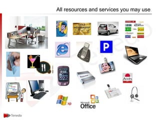 All resources and services you may use
 