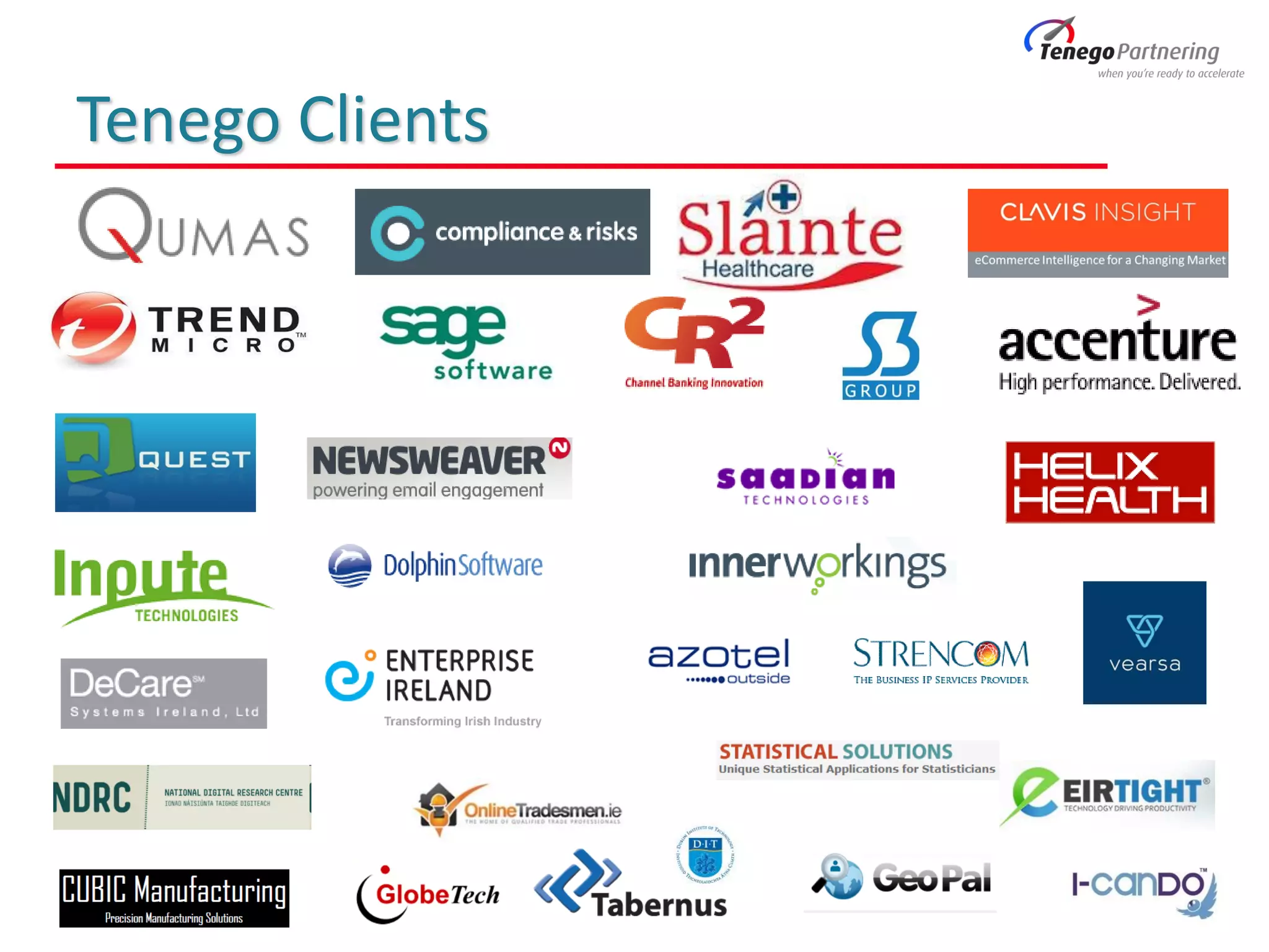 Tenego Clients
 