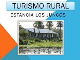 TURISMO RURAL 
ESTANCIA LOS JUNCOS  