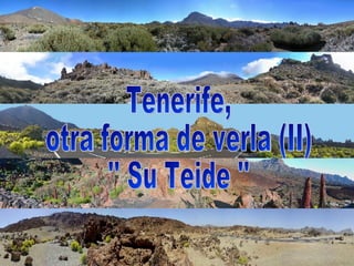 Tenerife,  otra forma de verla (II) '' Su Teide '' 