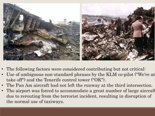 Tenerife airport disaster | PPTX