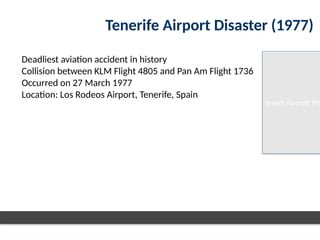 In-Depth Analysis of the 1977 Tenerife Airport Disaster: Causes
