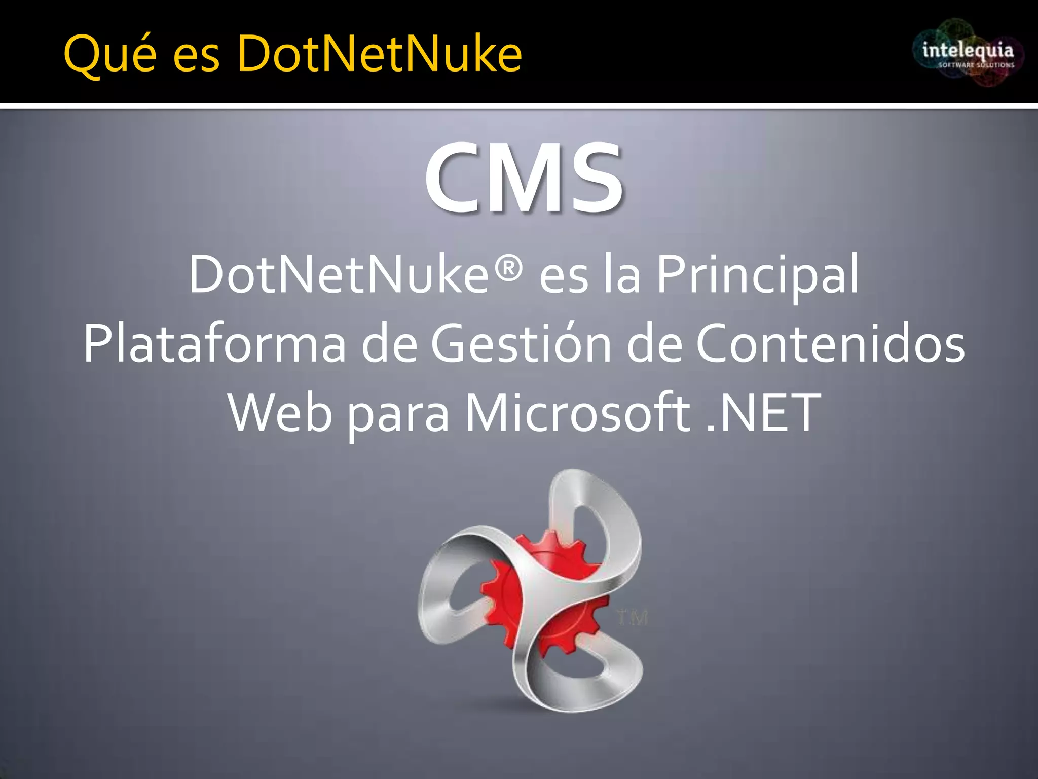 Las piezas para construir aplicaciones