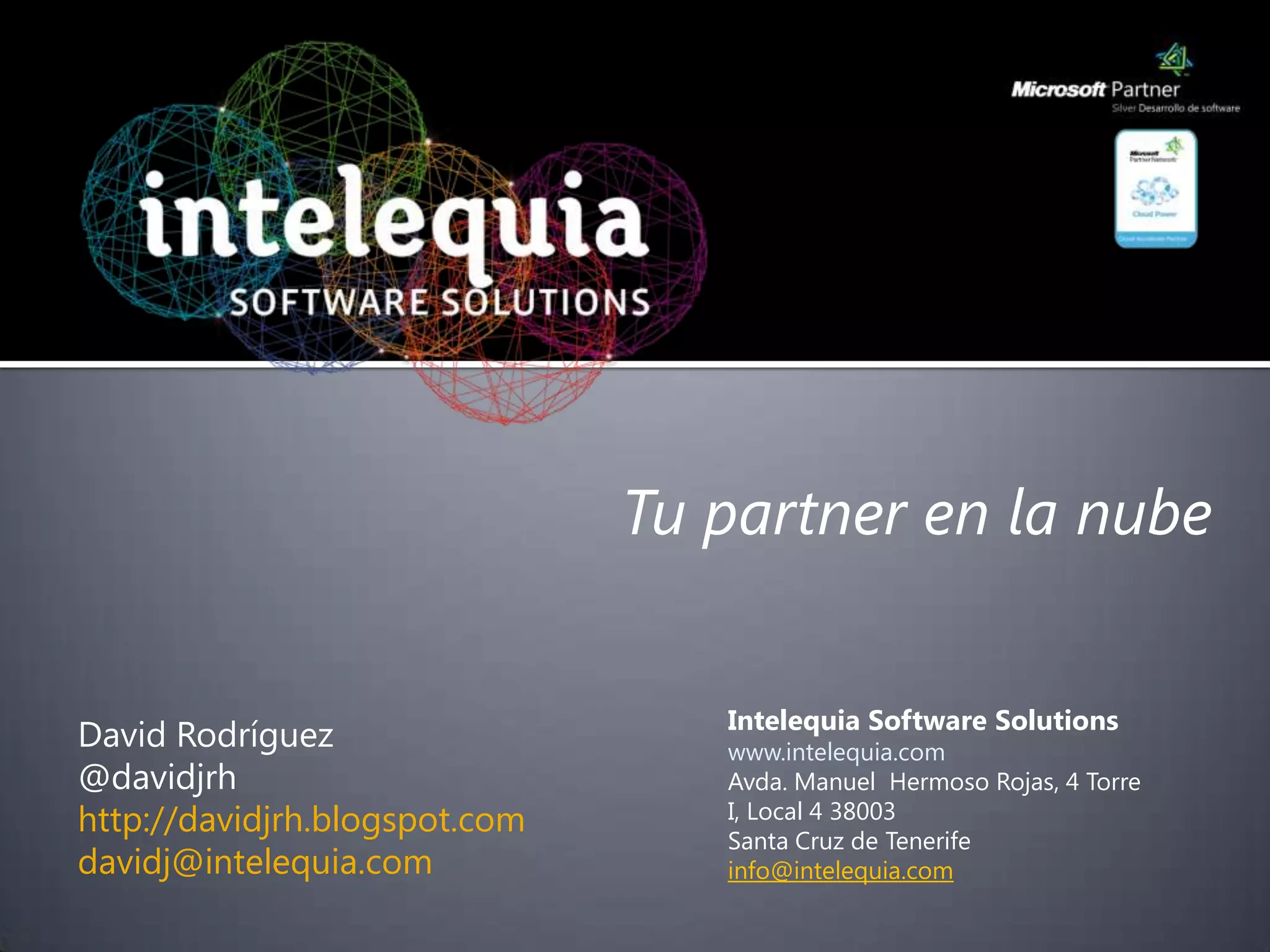 DotNetNuke en AzureDNN Azure AcceleratorHerramienta que facilita el despliegue  de DotNetNuke sobre AzureConstruir sitios y aplicaciones web escalablesAdaptación a tecnología cloudAlta escalabilidad y tolerancia a fallosElasticidad para crecer y decrecerPago por uso