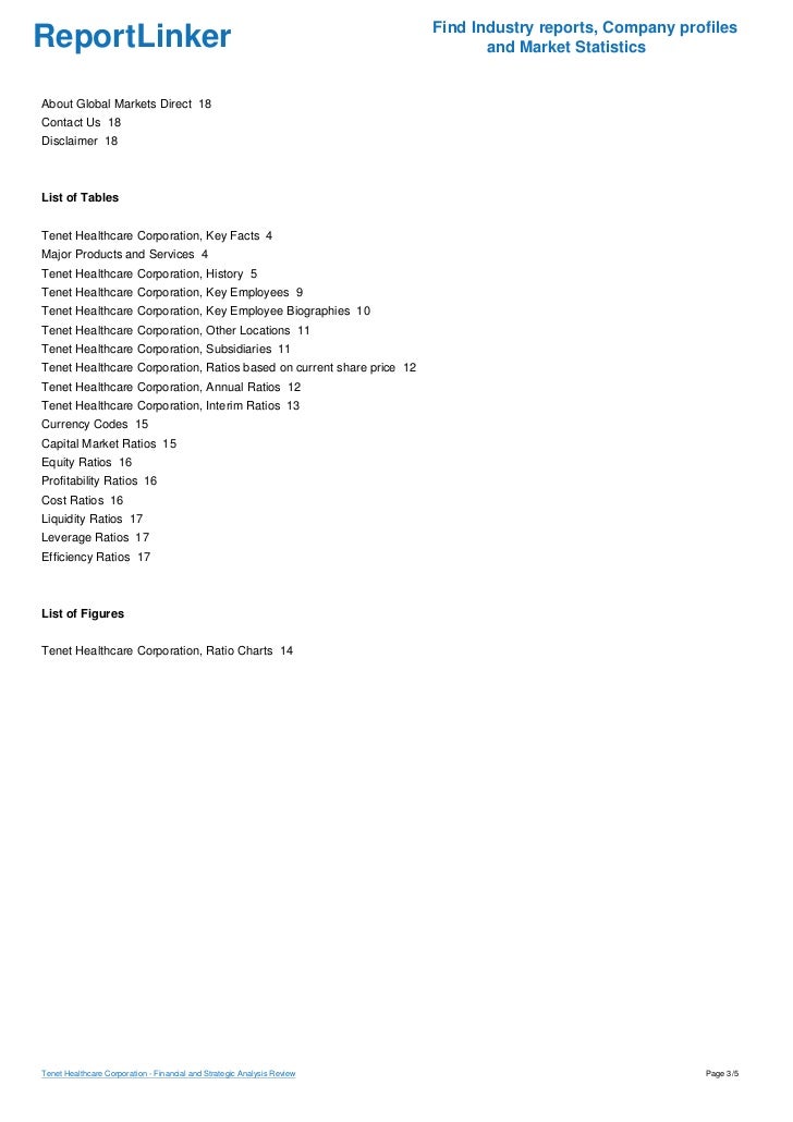 Strategic plan for tenet health essay 07 picture