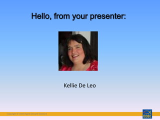 Copyright © 2018 Digital Disciple Network
Kellie De Leo
 