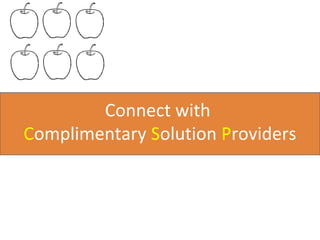 Connect with
Complimentary Solution Providers
 