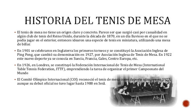 Tenis de mesa