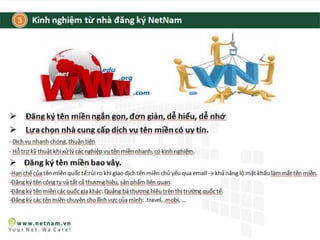 Bảo vệ thương hiệu với tên miền VN