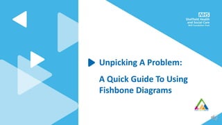 Unpicking A Problem:
A Quick Guide To Using
Fishbone Diagrams
 