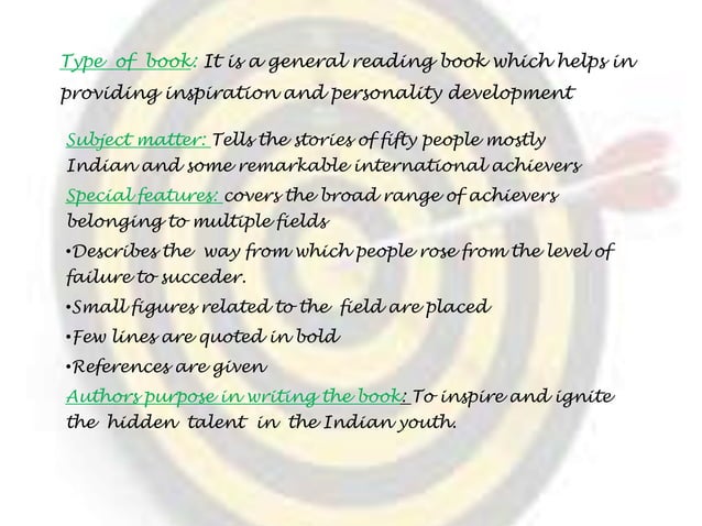 Ten Much Book Review Ppt