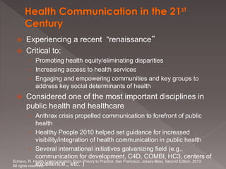 Ten Distinguishing Ideas for Health Communication in the 21st Century ...
