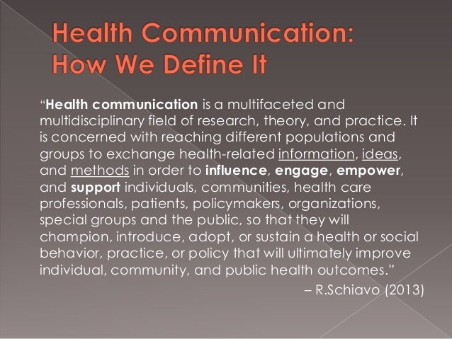 health communication