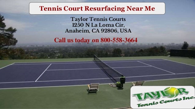 Tennis Court Resurfacing Los Angeles
