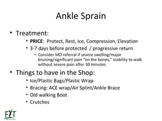 Injury prevention in the recreational tennis player | PPT