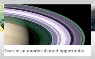 velocidi / Strategic Creative Platform in Digital / Dolby




Search: an unprecedented opportunity
 