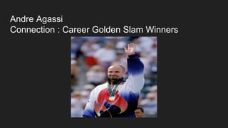 Andre Agassi
Connection : Career Golden Slam Winners
 