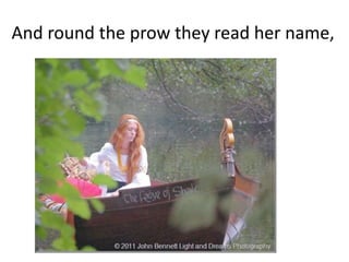 the lady of shalott poem by alfred lord tennyson