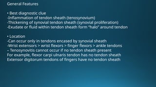 Sheathing Injury Comprehensive Overview of Tenosynovitis: Causes, Diagnosis, and Imaging ...