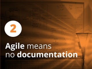 16
Agile means
no documentation
2
 