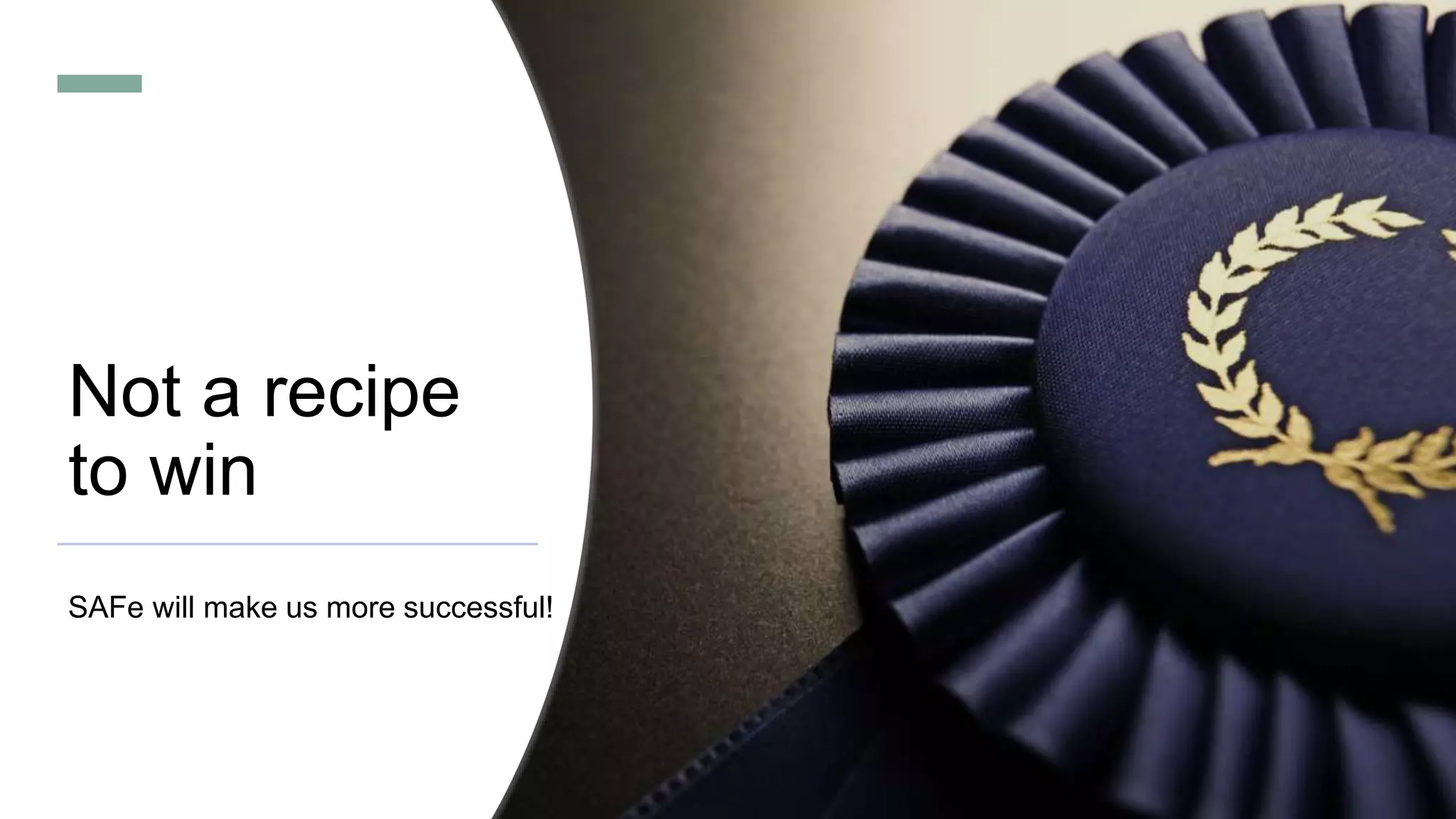 Ten reasons why you shouldn't use SAFe | PPT