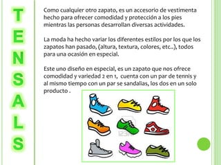 Calzado Tipo Tenis \u0026 Sandalia