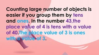 TENS AND ONES powerpoint presentation | PPTX