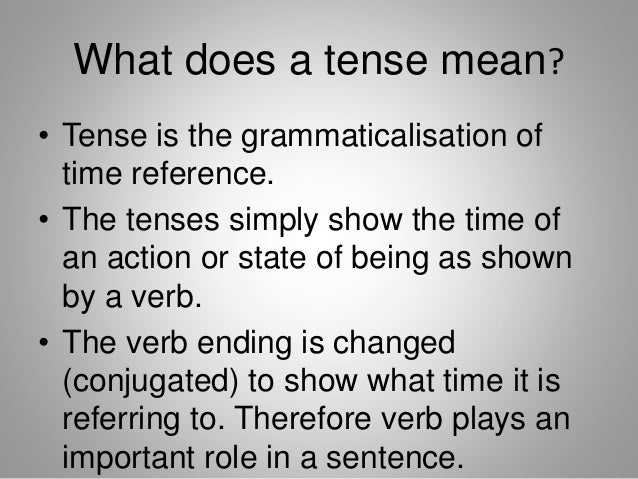 Tense