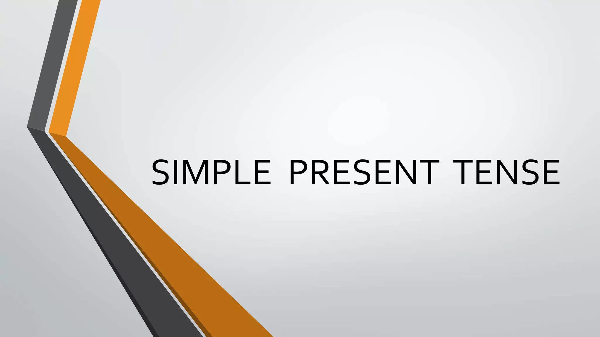 Present Tense PPT present-tense-ppt
