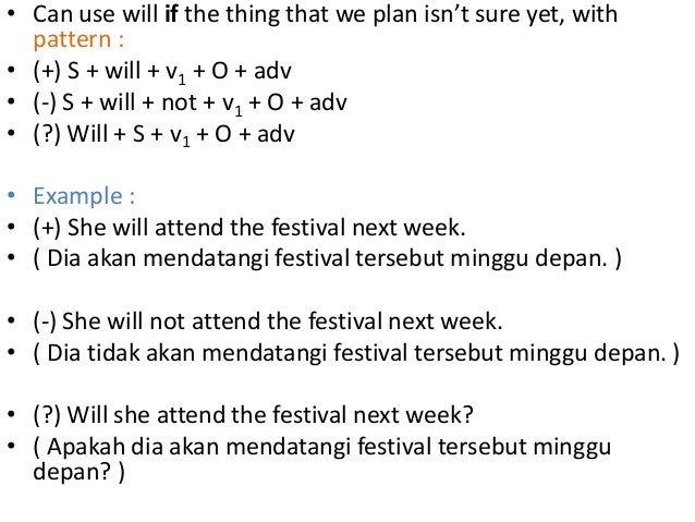 Tenses Tenses