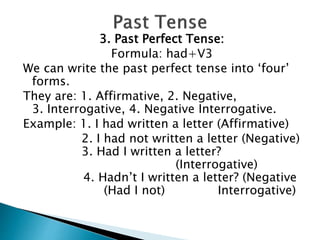 Had Not Tenses | PPTX