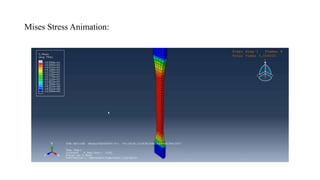 Mises Stress Animation:
 