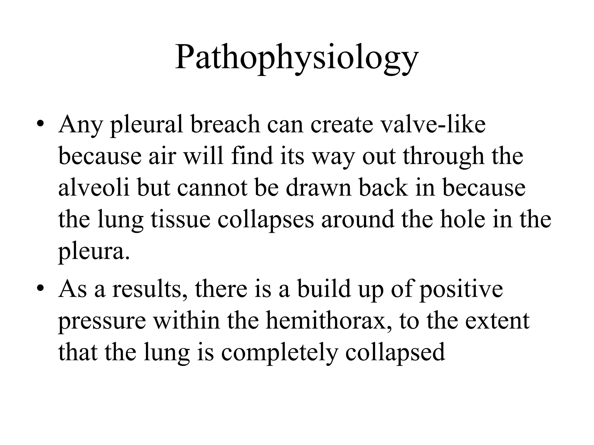Tension Pneumothorax And Chest Trauma pptx | PPTX