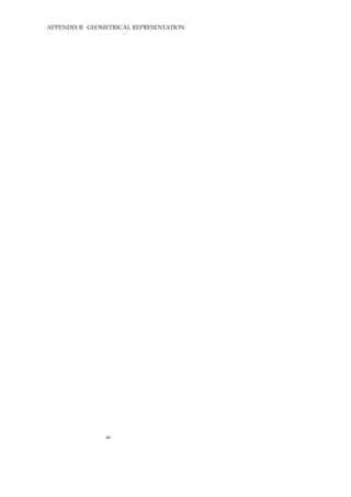 APPENDIX B. GEOMETRICAL REPRESENTATION
46
 