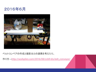 ꣶ
٥ȥ٥ɤȴӰ̨ȤBЯ򿼤ꡣ
귽http://workpiles.com/2016/08/ccb9-diy-belt_conveyor/
 