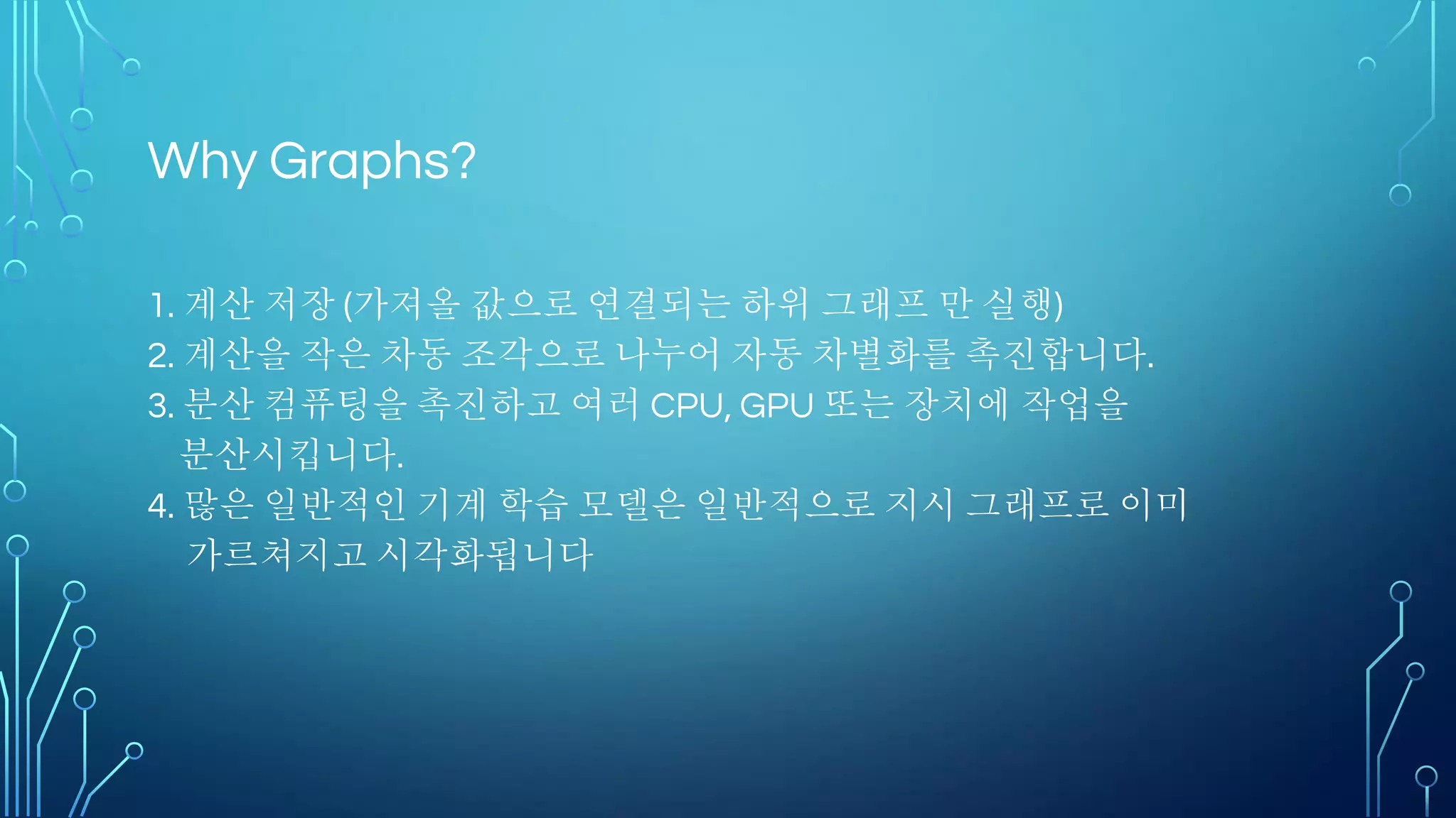 Deep Learning Process
• 데이터 로딩 - ( 데이터 생성, 데이터 Agumentation(R-VAE))
• 학습 데이터/평가 데이터로 분리
• 학습 (Training) - DNN, RNN, CNN, VAE 다양한 알고리즘 Customizing
• 평가 - GAN
• 모델 저장 - Accuracy rate확인 및 Data 정제 수행
• 서비스 활용
 