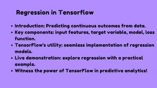 "TensorFlow Basics: A GDSC VITB Studty jams" | PPT