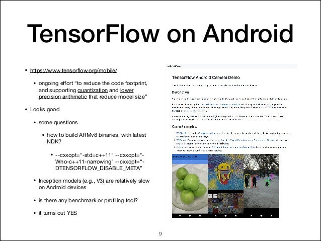 tensorflow on android 9 638
