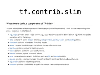 tf.contrib.slim
 