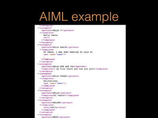 AIML example
 