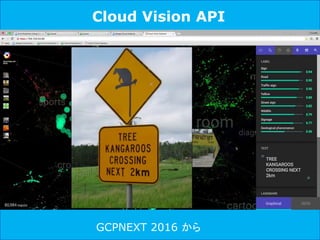 Cloud Vision API
GCPNEXT 2016 から
 