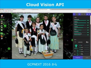 Cloud Vision API
GCPNEXT 2016 から
 