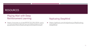 Tensorflow + Keras & Open AI Gym | PPT