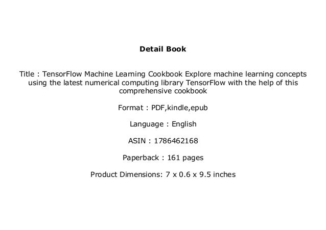 tensorflow cookbook