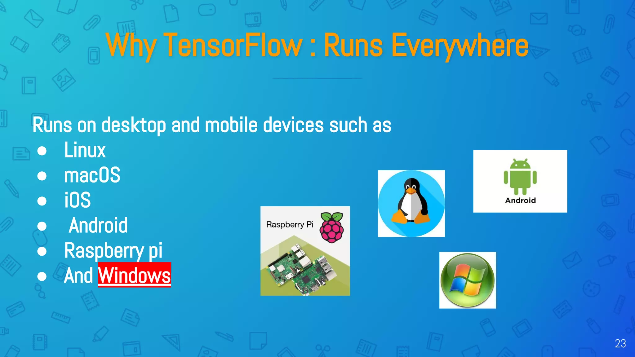 Tensorflow presentation | PDF