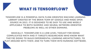 Tensorflow Tutorial for Beginners.pdf | Computing | Technology & Computing